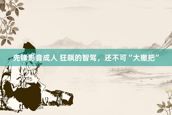 先锋影音成人 狂飙的智驾，还不可“大撒把”