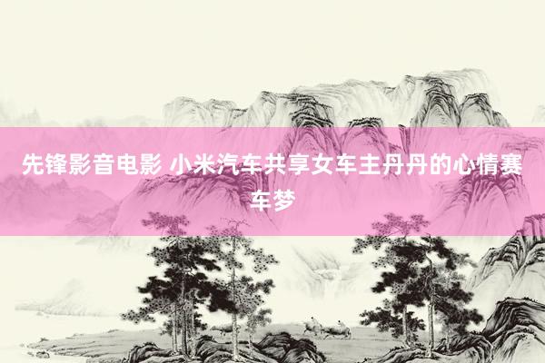 先锋影音电影 小米汽车共享女车主丹丹的心情赛车梦